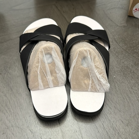 Naturalizer Genn-Flight Womens Faux Leather Slip On Slide Sandals (WIDE) - Picture 7 of 7